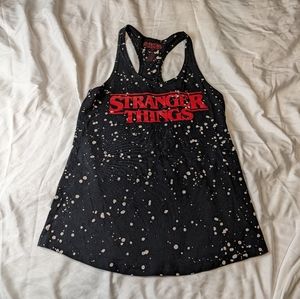 Stranger things medium black tank